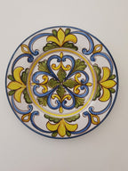 Set piatti piano e fondo in ceramica di Caltagirone