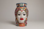 Testa di Moro Donna – Ceramica di Caltagirone | 35 cm