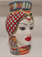 Testa di Moro Donna – Ceramica di Caltagirone | 35 cm