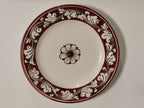 Set di Piatti Artigianali Ornati con Fiori – Ceramica di Caltagirone (6 pezzi)