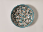 Set di Piatti Artigianali Ornati con Fiori – Ceramica di Caltagirone (6 pezzi)