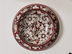 Set di Piatti Artigianali Ornati con Fiori – Ceramica di Caltagirone (6 pezzi)