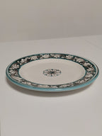 Set di Piatti Artigianali Ornati con Fiori – Ceramica di Caltagirone (6 pezzi)