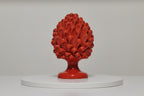 Pigna Rossa 20 cm – Ceramica di Caltagirone Fatta a Mano