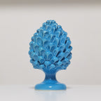 Pigna Turchese 20 cm – Ceramica di Caltagirone Fatta a Mano