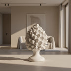 Pigna Bianca – Ceramica di Caltagirone | 20 cm