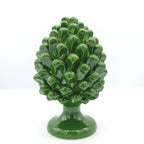 Pigna verde foglia 20cm - Ceramica di Caltagirone Fatta a mano