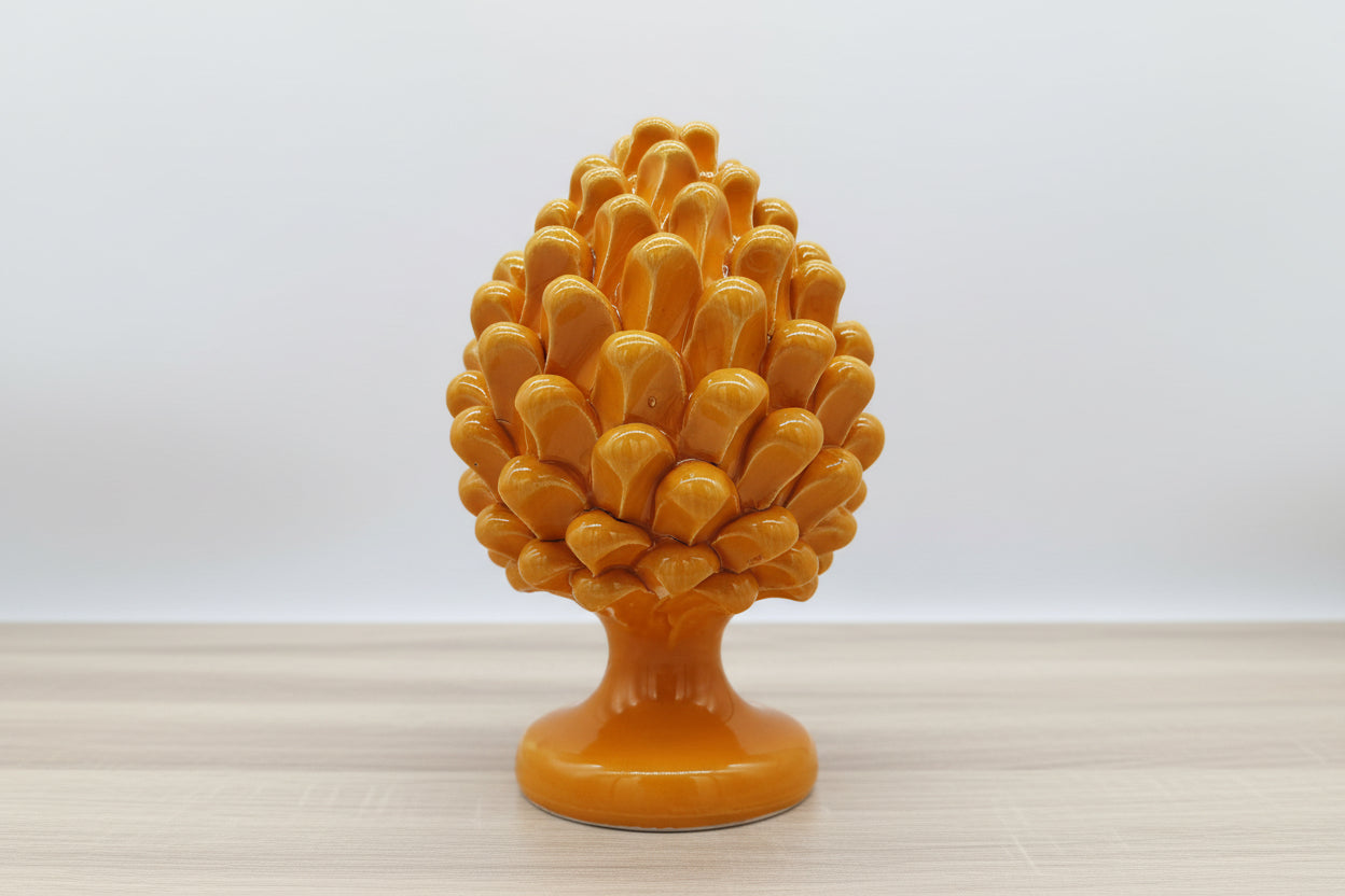 Pigna Arancione – Ceramica di Caltagirone | 20 cm